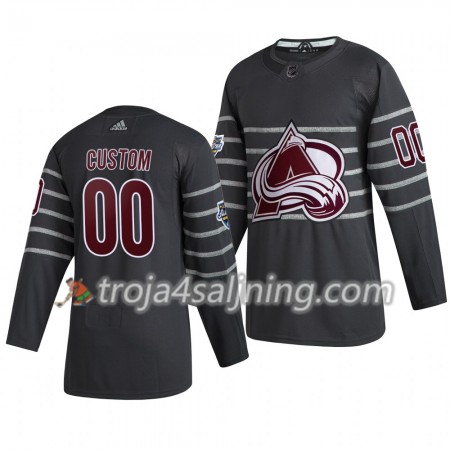 Colorado Avalanche tröja Customized Grå Adidas 2020 All-Star Authentic - NHL Tröjor Herr
